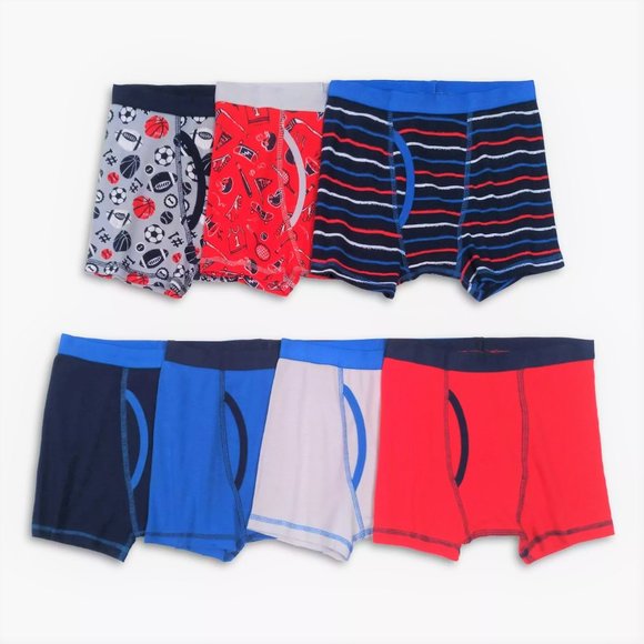 Cat & Jack Boys Boxer Briefs Pack of 7 Size S 6-7 - Picture 1 of 3
